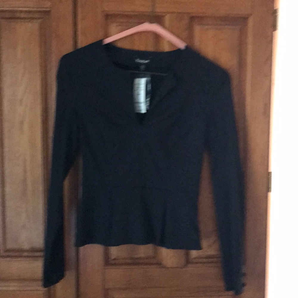 Peplum cotton top